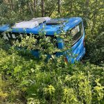 Автобус в кювете в Конаково